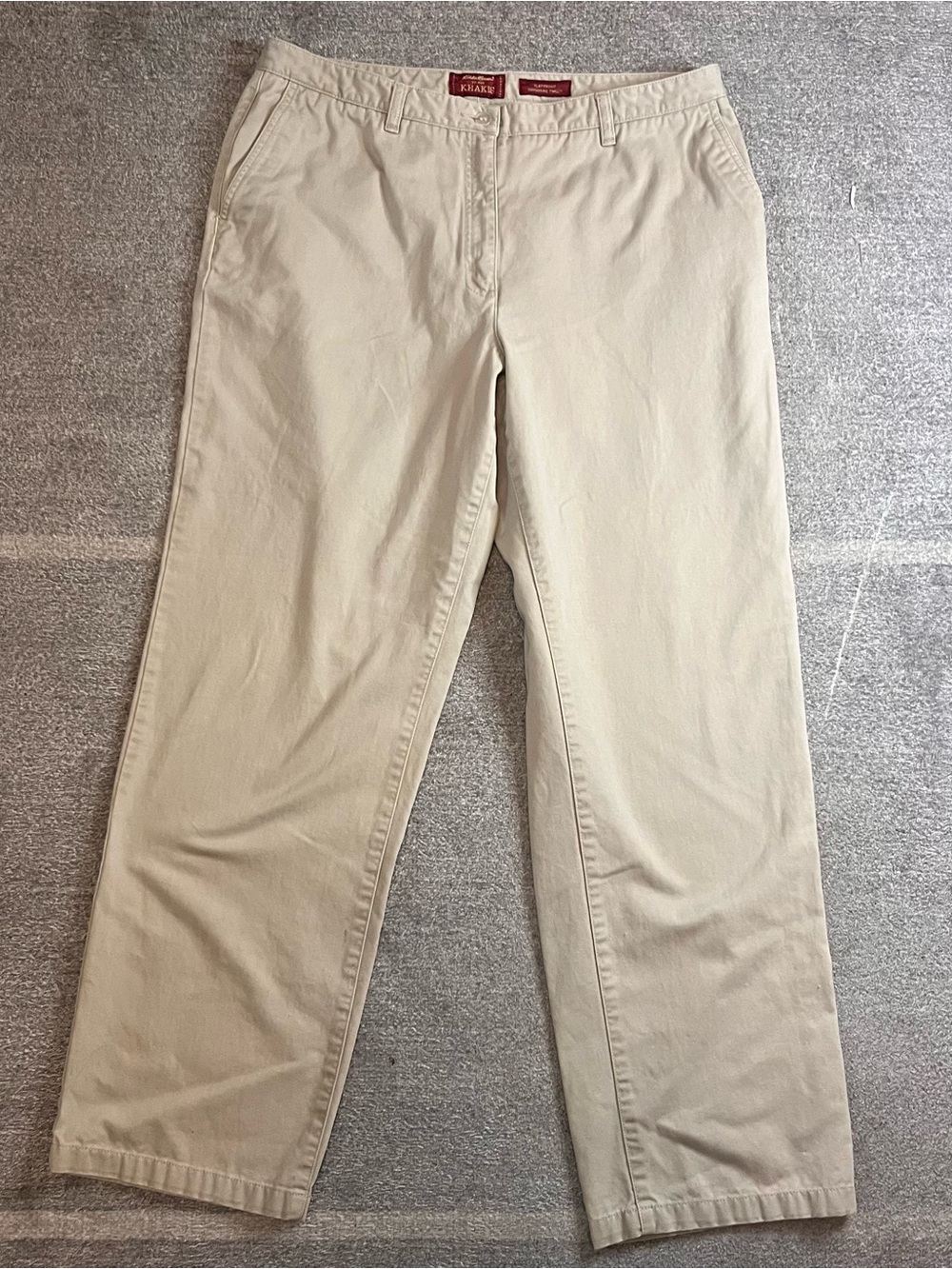 Eddie Bauer Womens‎ Chinos Khaki Pants Size 16 Preppy OfficeSiren A2-17